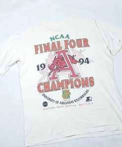 Vintage 1994's Starter Arkansas Razorbacks Sweatshirt - Cozy Tee for Football Lovers