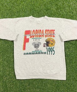 Vintage 1995 Florida State University Seminoles Crewneck Sweatshirt, T shirt, Hoodie