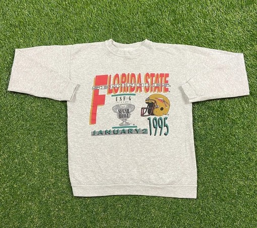 Vintage 1995 Florida State University Seminoles Crewneck Sweatshirt, T shirt, Hoodie