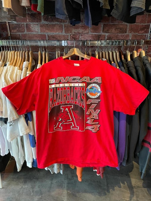 Vintage 1995 NCAA Arkansas Razorbacks Sweatshirt - Ideal Tee for Fans