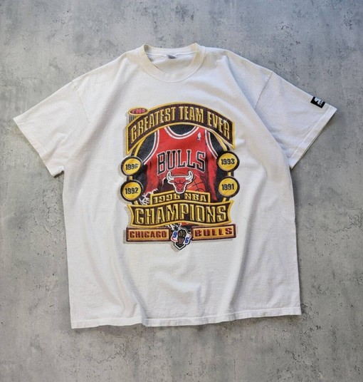 Vintage 1996 Chicago Bulls NBA Champions Sweatshirt Hoodie - Retro NBA Style
