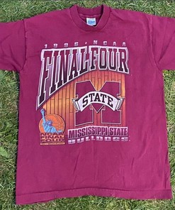 Vintage 1996 Mississippi State University Bulldogs NCAA Final Four T-shirt, Retro Sweatshirt, Vintage 90s Shirt