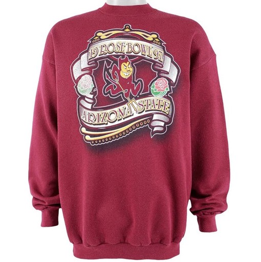 Vintage 1997 Rose Bowl Arizona State Sun Devils Crewneck Sweatshirt - Ideal Tee for Fans