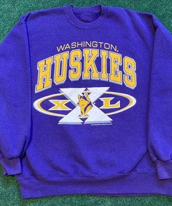 Vintage 1997 University of Washington Huskies Sweatshirt - A Must-Have For Huskies Fans