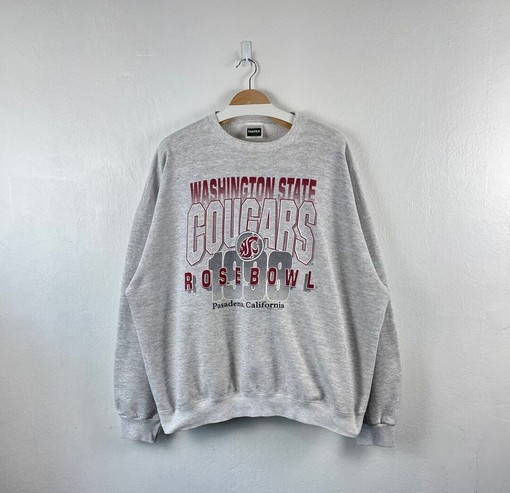 Vintage 1997 Washington State Cougars Rose Bowl Crewneck Sweatshirt, T shirt, Hoodie for Fans
