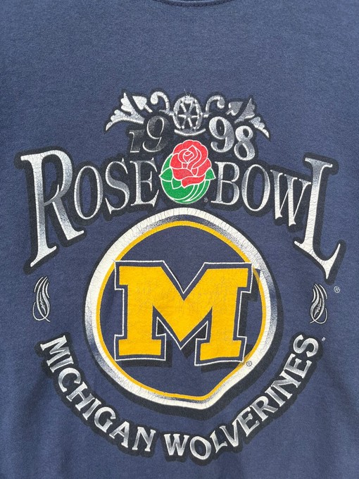 Vintage 1998 Michigan Wolverines Rose Bowl Sweatshirt, Hoodie, and Shirt - NCAA Shirts for Men and Women - Image 2