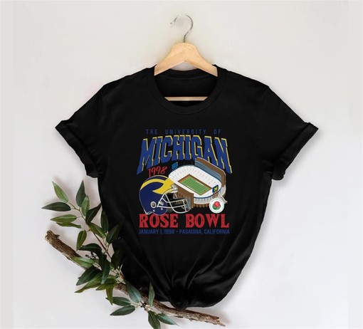 Vintage 1998 University of Michigan Wolverine Shirt or Hoodie, Retro U of M Apparel Gift - Image 2