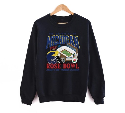 Vintage 1998 University of Michigan Wolverine Shirt or Hoodie, Retro U of M Apparel Gift - Image 3