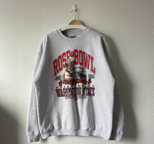 Vintage 1998 University of Washington State Cougars Rose Bowl Football Sweatshirt, T shirt, Hoodie for Fans