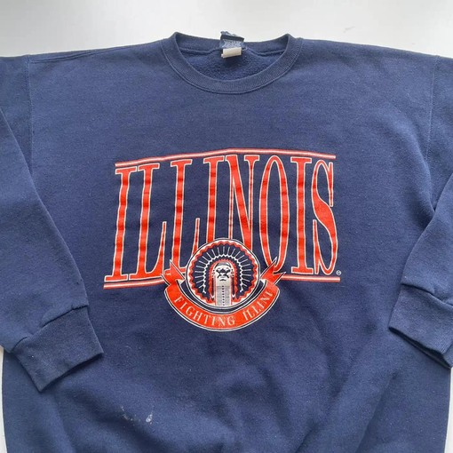 Vintage 80S 90S University of Illinois NCAA Apparel, a Must-Have for Any NCAA Fan - Image 2