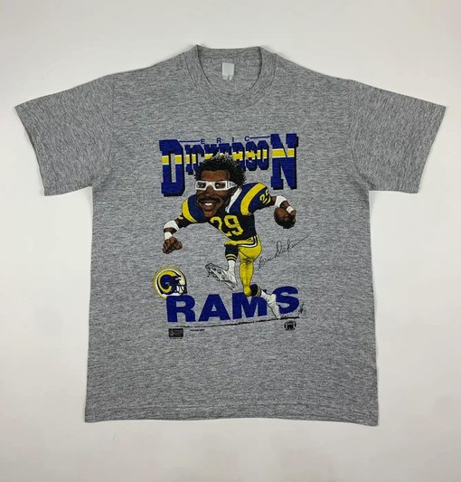 Vintage 80S Eric Dickerson St. Louis Rams T-Shirt - Gift For NFL Fans - Image 2