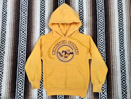 Vintage 80S Minnesota Golden Gophers Sweatshirt Alumni Gear 1980S, College Fan Wear University, Perfect Collection