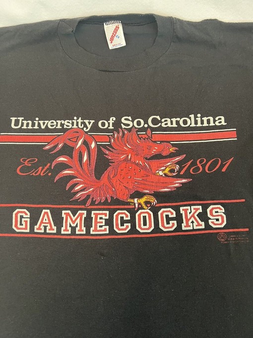 Vintage 80S USC Hoodie - South Carolina Gamecocks Sweatshirt for NCAA Fans - Image 2