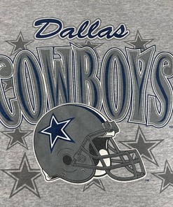 Vintage 80s 90s Garan Indie NFL Dallas Cowboys Tee, Hoodie and Sweatshirt Great for Football Enthusiasts