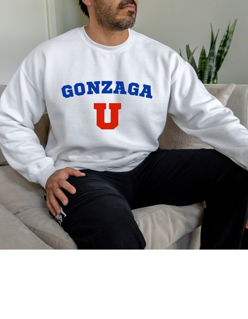 Vintage 80s Gonzaga University Sweatshirt with Bulldogs Print - Image 2