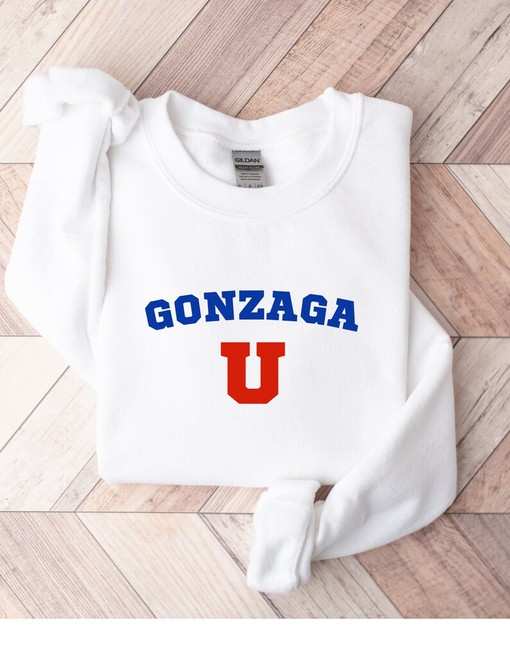 Vintage 80s Gonzaga University Sweatshirt with Bulldogs Print - Image 3