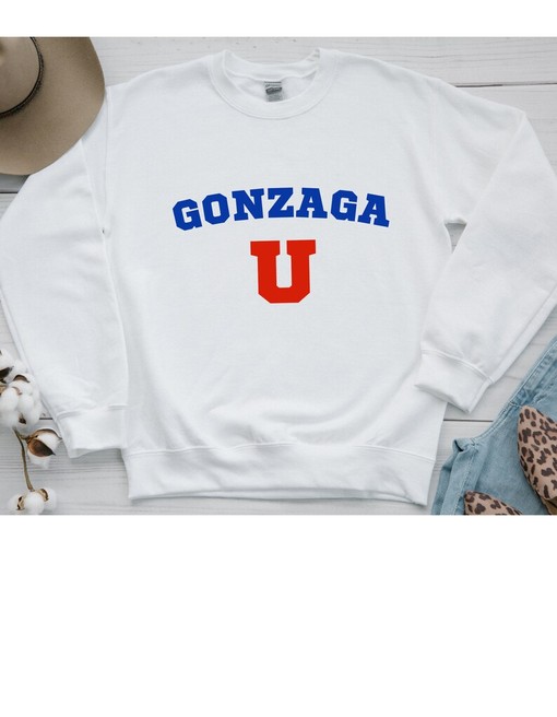 Vintage 80s Gonzaga University Sweatshirt with Bulldogs Print - Image 4
