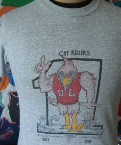 Vintage 80s Louisville Cardinals Vs Kentucky Wildcats Basketball Sweatshirt