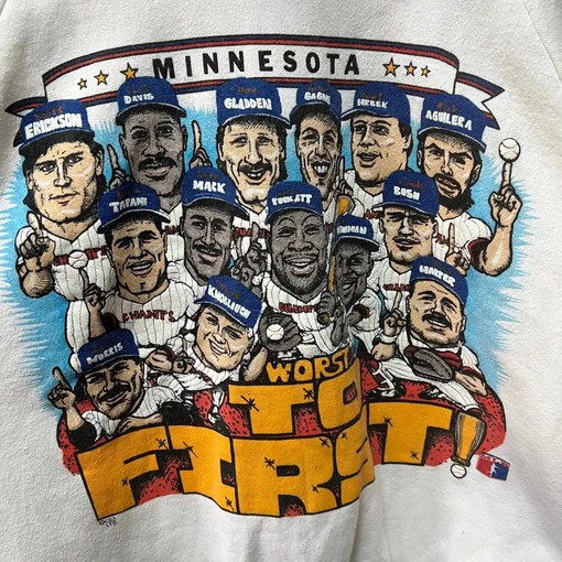 Vintage 80s Minnesota Twins Caricature Tee, Sweatshirt, Hoodie - Image 2