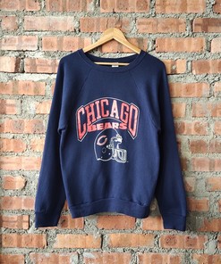 Vintage 80s NFL Chicago Bears Unisex Sweatshirt Hoodie - Perfect for Fans