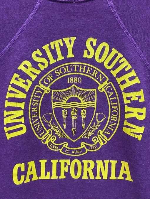 Vintage 80s University Southern California NCAA Graphic Sweatshirt Hoodie - For College Fans - Image 3
