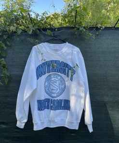 Vintage 80s University of North Carolina Sweatshirt, NCAA Shirt for Fans of Carolina