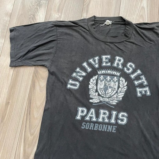 Vintage 80s University of Paris Graphic Collection with American University Shirts - Image 2