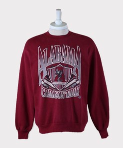 Vintage 90S Alabama Crimson Tide Sweatshirt, Alabama Crimson Tide University Sweater, Alabama Crimson Tide Hoodie