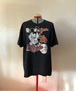 Vintage 90S Baltimore Orioles Mickey Mouse Tee In Various Sizes