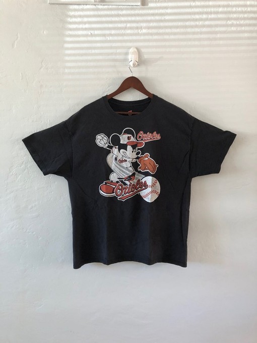 Vintage 90S Baltimore Orioles Mickey Mouse Tee In Various Sizes - Image 2