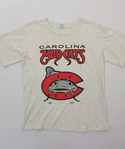 Vintage 90S Carolina Mud Cats T-Shirt - Gift For Baseball Fans