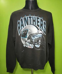 Vintage 90S Carolina Panthers USA NFL T-Shirt Hoodie Sweatshirt - Perfect Gift for Fans
