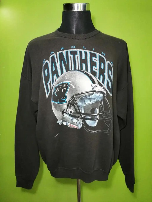 Vintage 90S Carolina Panthers USA NFL T-Shirt Hoodie Sweatshirt - Perfect Gift for Fans