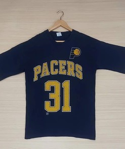 Vintage 90S Indiana Pacers Reggie Miller T-Shirt - Gift For NBA Fans