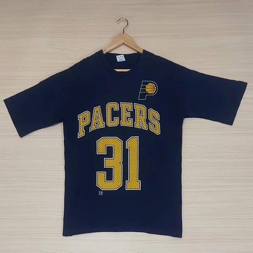 Vintage 90S Indiana Pacers Reggie Miller T-Shirt - Gift For NBA Fans