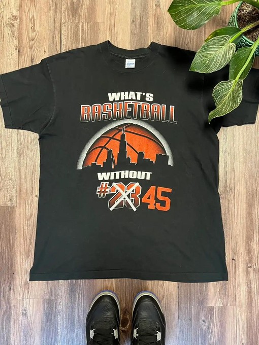 Vintage 90S Michael Jordan Baseball 45 T-Shirt - Gift For NBA Fans