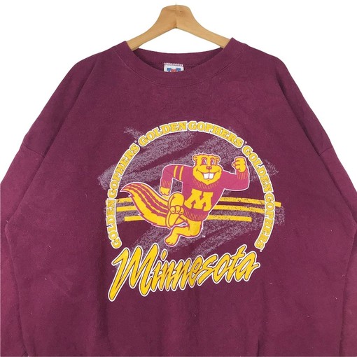 Vintage 90S Minnesota Golden Gophers Crewneck Sweatshirt, Excellent Sports Team Gift, Sports College Student - Image 2