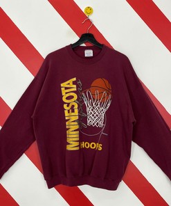 Vintage 90S Minnesota Golden Gophers Sweatshirt Gophers Crewneck, Minnesota Sweater Pullover, Minnesota Print Logo