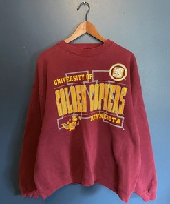 Vintage 90S Minnesota Gophers University Sweatshirt, Awesome Vintage Minnesota University Football Fan