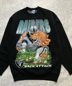 Vintage 90S NFL Los Angeles Raiders T-Shirt - Gift For NFL Fans