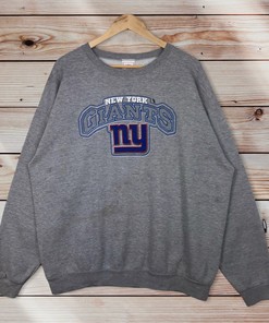 Vintage 90'S NFL New York Giants Crewneck Sweatshirt and Sweater for Fans