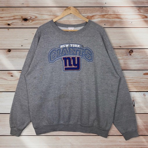Vintage 90'S NFL New York Giants Crewneck Sweatshirt and Sweater for Fans