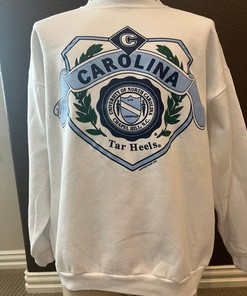 Vintage 90'S North Carolina Tar Heels Crewneck Sweatshirt Hoodie Shirt - Vintage NCAA Shirts for Men