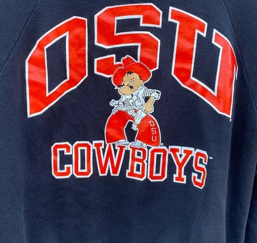 Vintage 90S Oklahoma State University Cowboys Crewneck Sweatshirt - Image 2
