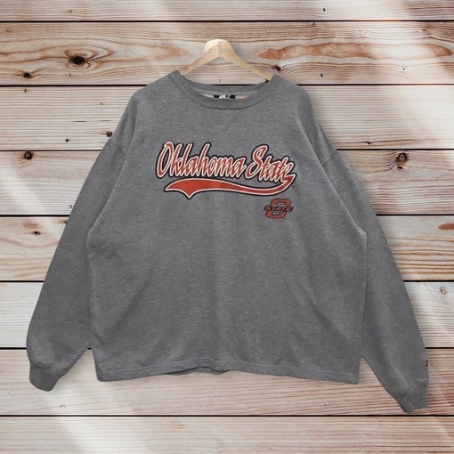 Vintage 90S Starter Oklahoma State University Crew Neck Sweatshirt