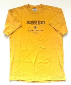Vintage 90S Style Arizona State Yellow T-Shirt & Sweatshirt - Classic Tee for College Fans