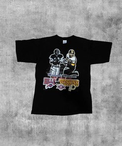 Vintage 90S Super Bowl Bulls Vs Redskins Sports T-Shirt - Gift For Sports Fans