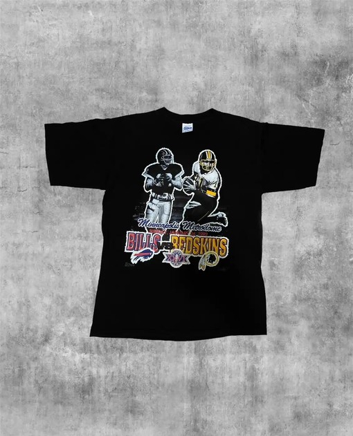 Vintage 90S Super Bowl Bulls Vs Redskins Sports T-Shirt - Gift For Sports Fans