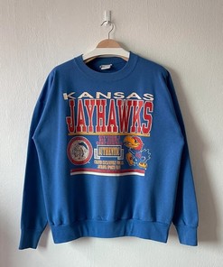 Vintage 90S University Of Kansas Jayhawks Crewneck Sweatshirt, Represent Your Team in Kansas Jayhawks Shirt