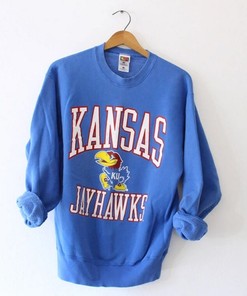 Vintage 90S University Of Kansas Jayhawks Sweatshirt, Perfect for Fans of Kansas Jayhawks Hoodie